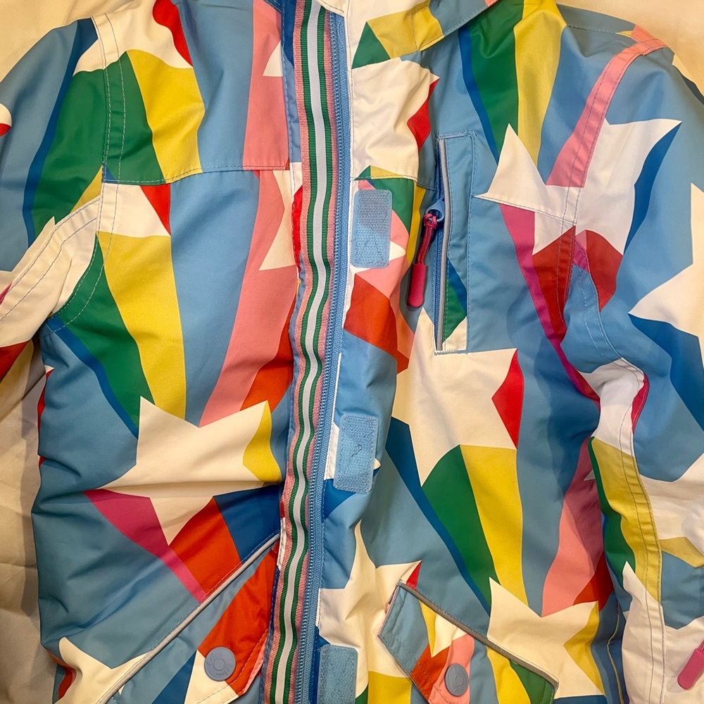 Boden Colorful Star Patterned ALL WEATHER Jacket
